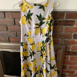 Small lemon print dress